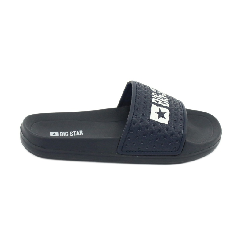 Big Star Pojkeskum flip flops för GG374802 Navy Blue Beach vit marinblå
