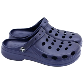 Flameshoes Tofflor Herr Sandaler Marinblå Crocs