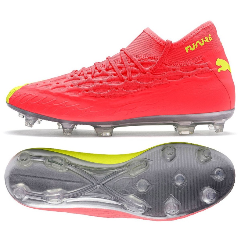 Puma Future 5.2 Netfit Osg Evo FG / AG M 106007-01 fotbollsskor mångfärgad gul