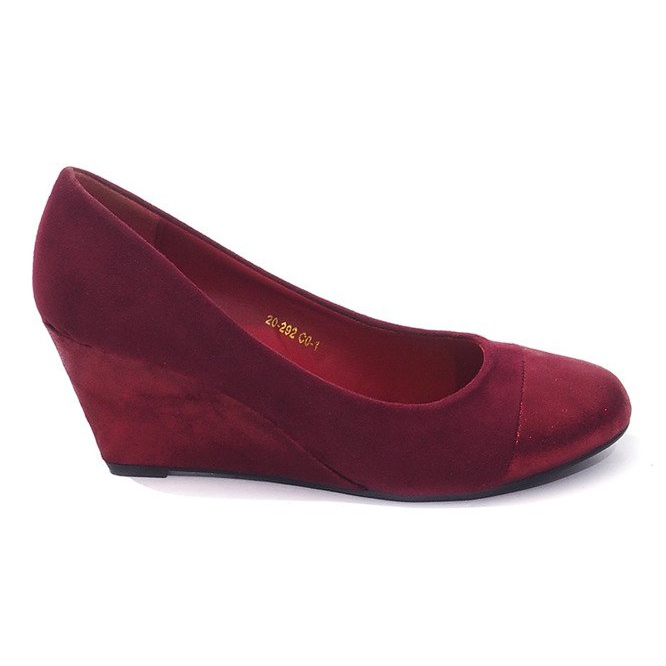 Wedge Pumps 20-292 Vin röd