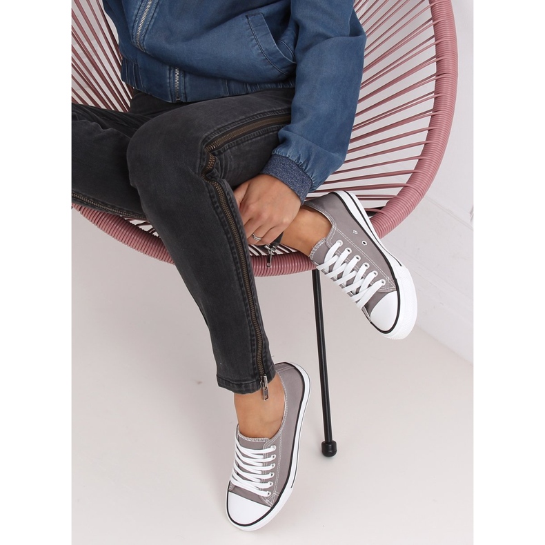 Grå klassiska damskor JD05P Grå