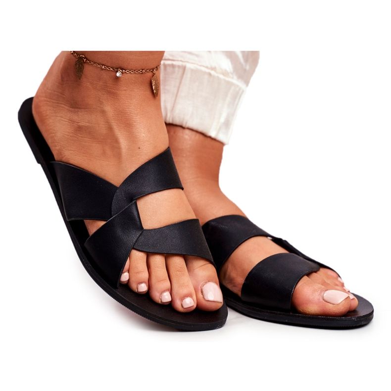 Kvinnors klassiska tofflor Lu Boo Black Mabella svart