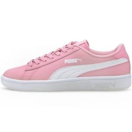 Puma Smash v2 L Jr 365170 24 svart rosa
