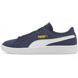 Puma Smash v2 Buck Jr 365182 22 svart marinblå