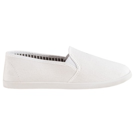 SHELOVET Bekväma slip-on sneakers vit