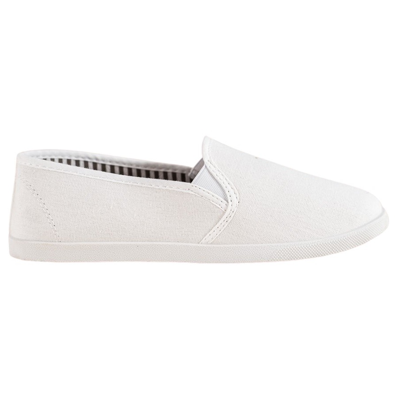 SHELOVET Bekväma slip-on sneakers vit