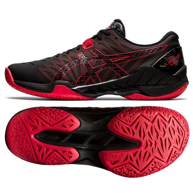 Handbollsskor Asics Blast Ff 2 M 1071A044-001 mångfärgad svart