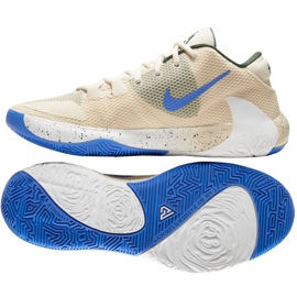 Nike Zoom Freak 1 M BQ5422-200 basketskor svart, beige/cream beige