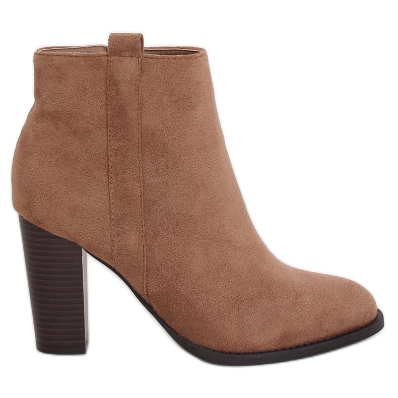 Klassiska beige höga klackar UK09P Beige brun