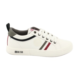 Big Star damsneakers i ekoläder GG274187 vit