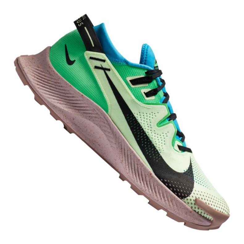 Löparskor Nike Pegasus Trail 2 M CK4305-700 svart blå mångfärgad grön