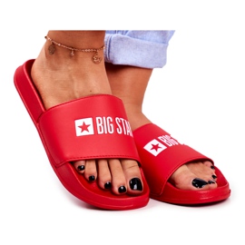 Dam Tofflor Big Star Red GG274041 röd