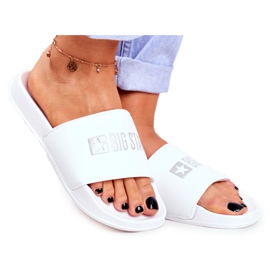 Dam Tofflor Big Star Classic White GG274044 vit