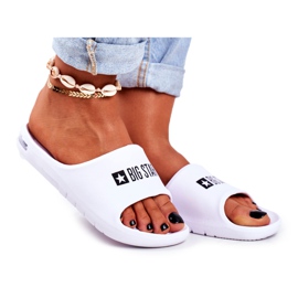 Dam Tofflor Big Star Air White GG274A026 vit