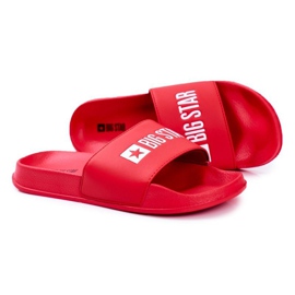 Herr Tofflor Big Star Rubber Red Eco Leather GG174932 röd