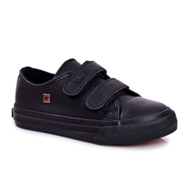 Barnskor Sneakers Big Star med kardborrsvart GG374009