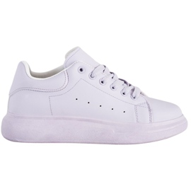 SHELOVET Viola sneakers på plattformen purpur