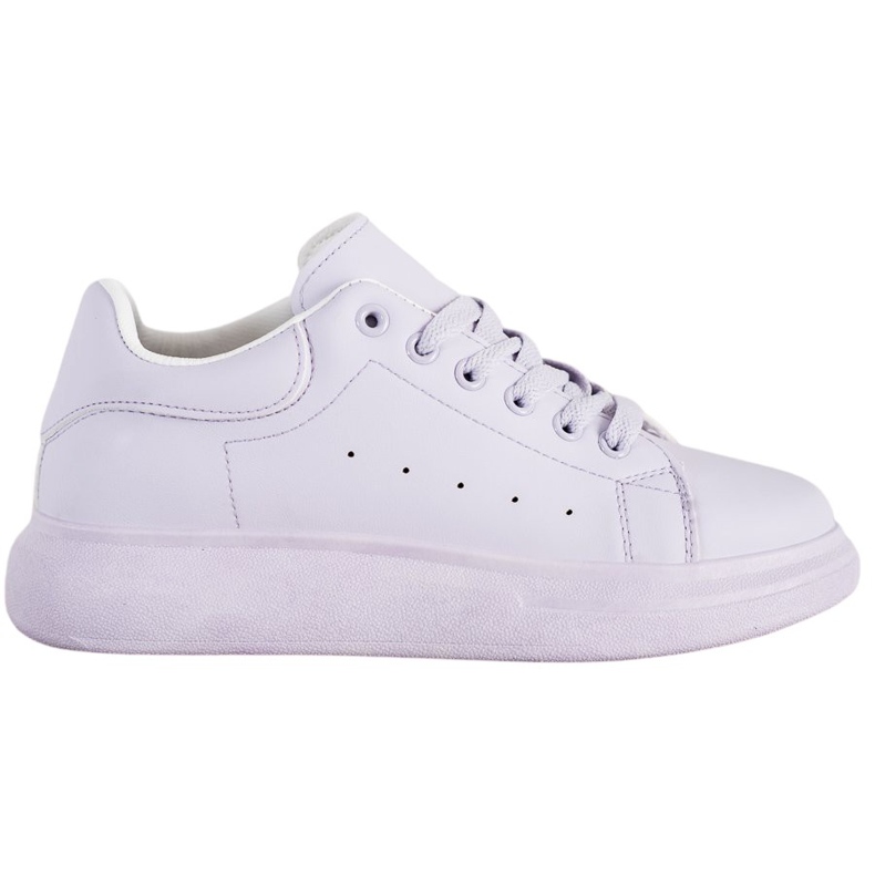 SHELOVET Viola sneakers på plattformen violett