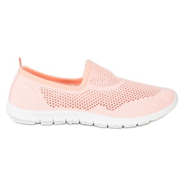 Bona Openwork Slipons orange