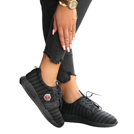 Svarta PH-16 lätta sportskor