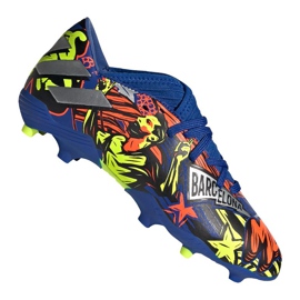 Adidas Nemeziz Messi 19.3 Fg Jr EH0599 fotbollsskor mångfärgad mångfärgad