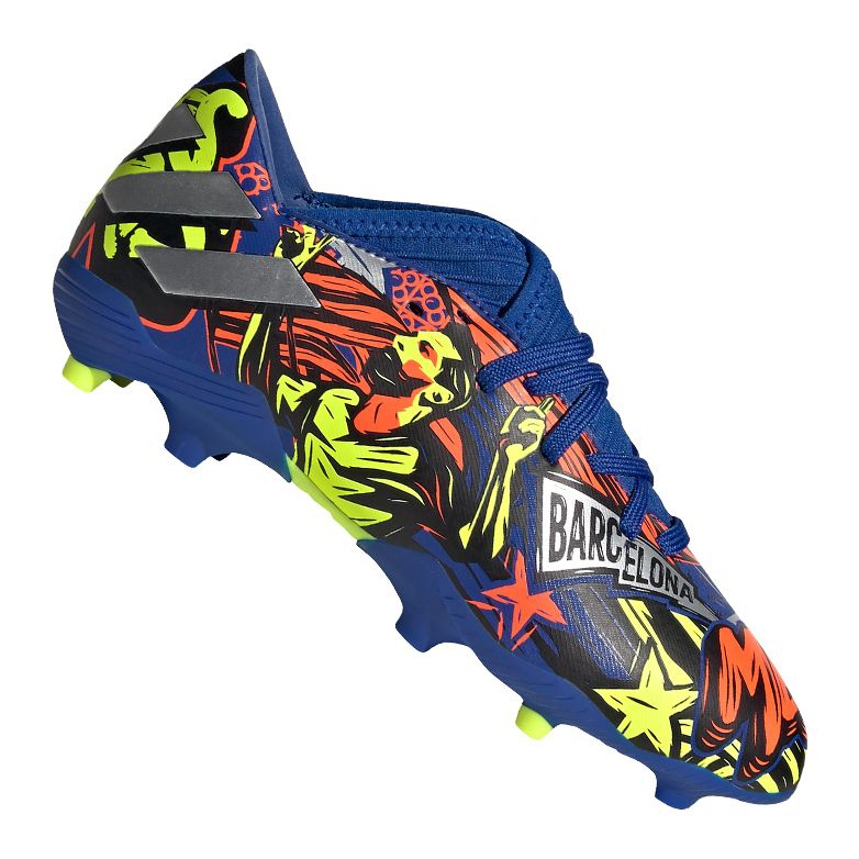 Adidas Nemeziz Messi 19.3 Fg Jr EH0599 fotbollsskor mångfärgad mångfärgad
