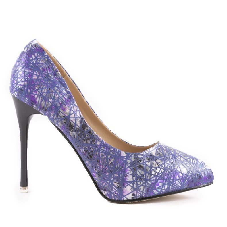 Lila blomsterpinnar 0116-4 violett mångfärgad