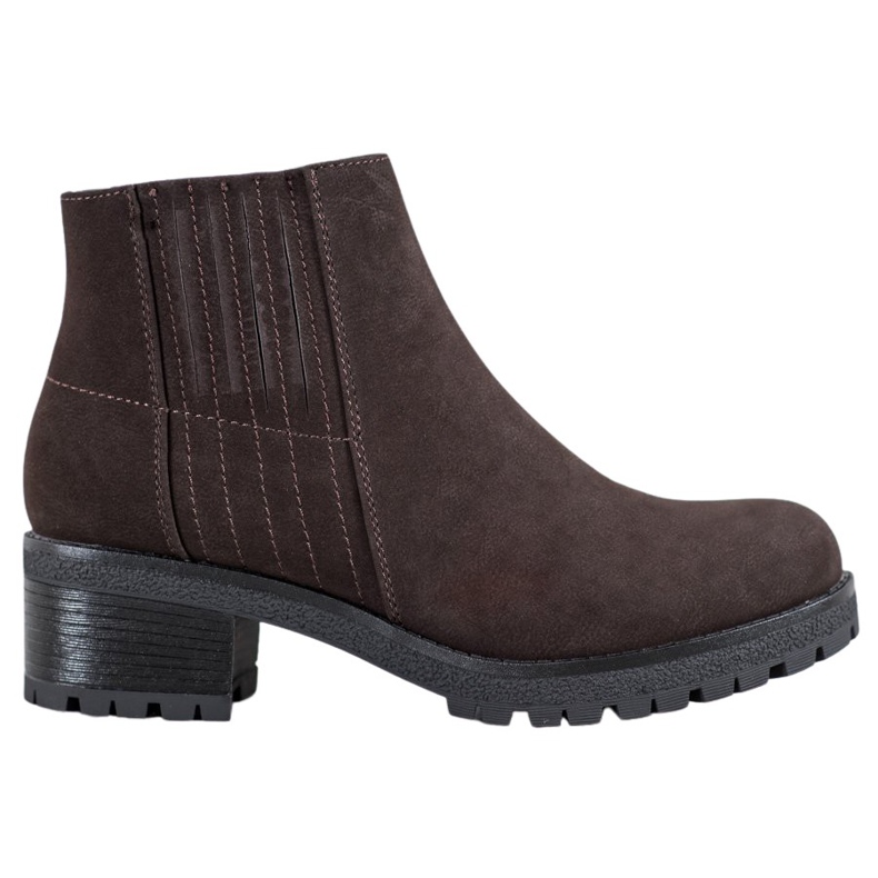 J. Star Klassiska bruna stövlar