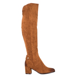 VINCEZA höga stövlar brun