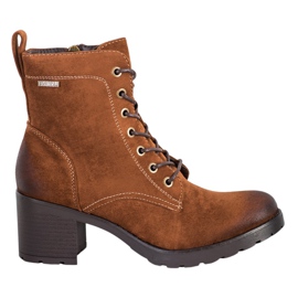 VINCEZA mocka stövlar brun
