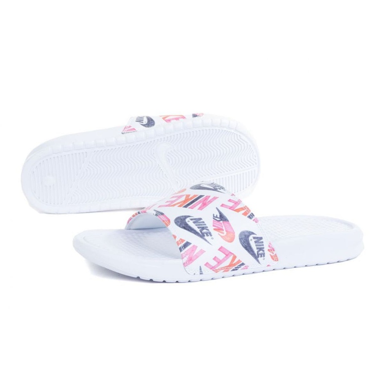 Nike Benassi Jdi Print W 618919-119 diabilder vit