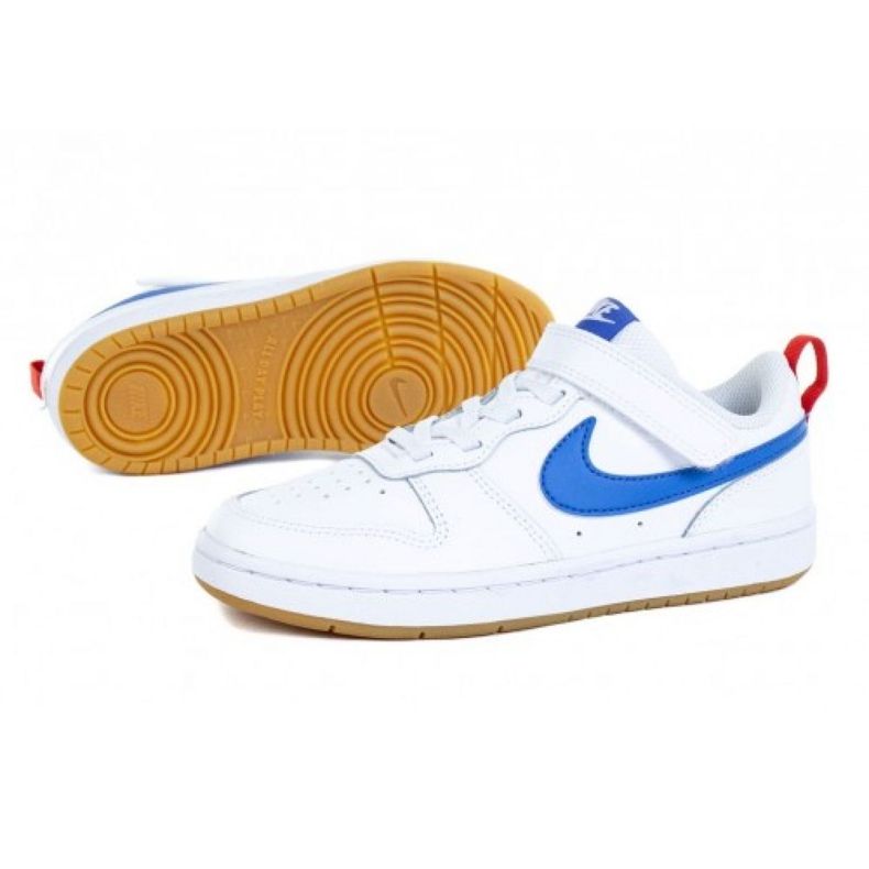 Nike Court Borough Low 2 (PSV) Jr BQ5451-109 skor vit