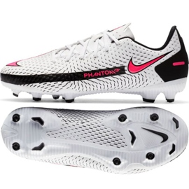 Nike Phantom Gt Academy FG / MG Jr CK8476-160 fotbollsskor vit flerfärgad
