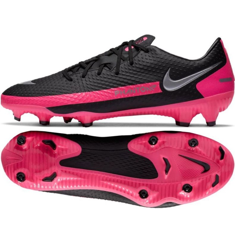Nike Phantom Gt Academy FG / MG M CK8460-006 fotbollsskor mångfärgad svart