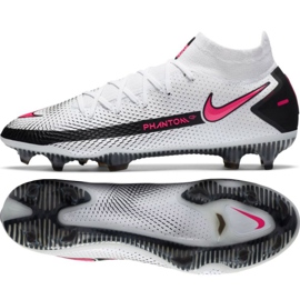 Nike Phantom Gt Elite Df Fg M CW6589-160 fotbollsskor vit flerfärgad