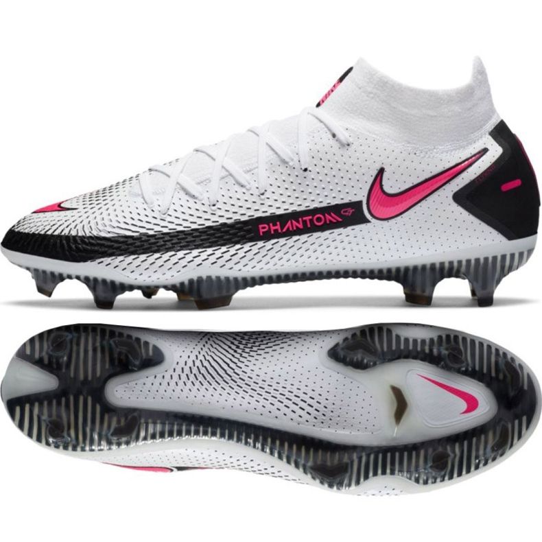 Nike Phantom Gt Elite Df Fg M CW6589-160 fotbollsskor mångfärgad vit