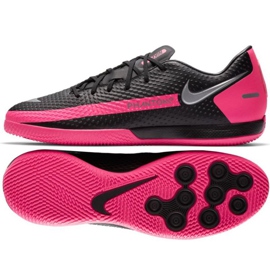 Nike Phantom Gt Academy Ic M CK8467-006 fotbollsskor svart flerfärgad