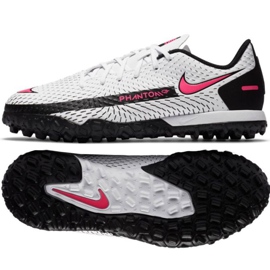 Nike Phantom Gt Academy Tf Jr CK8484-160 fotbollssko vit flerfärgad