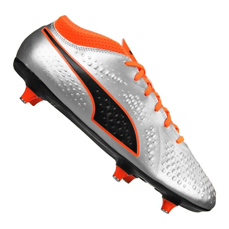 Puma One 4 Syn Sg M 104747-01 fotbollsskor mångfärgad silver-