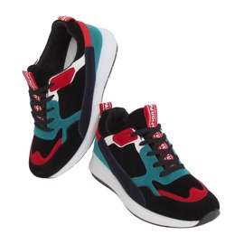 C9212 Negerskor i mocka mångfärgad