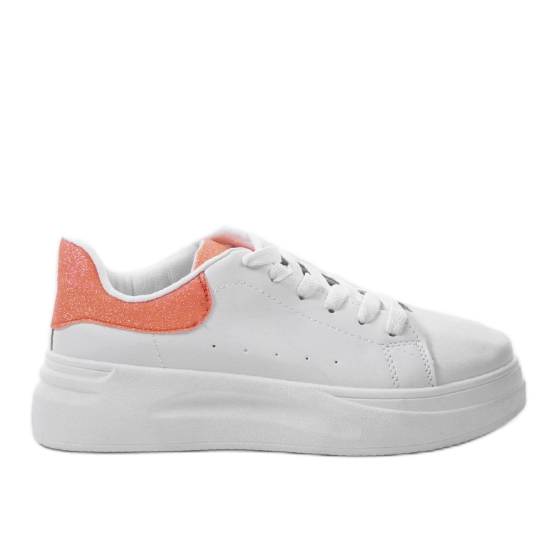 Vita blanka sneakers LLQ204-3 orange