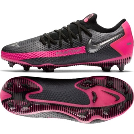 Nike Phantom Gt Fg Jr CK8473-006 fotbollsskor svart svart