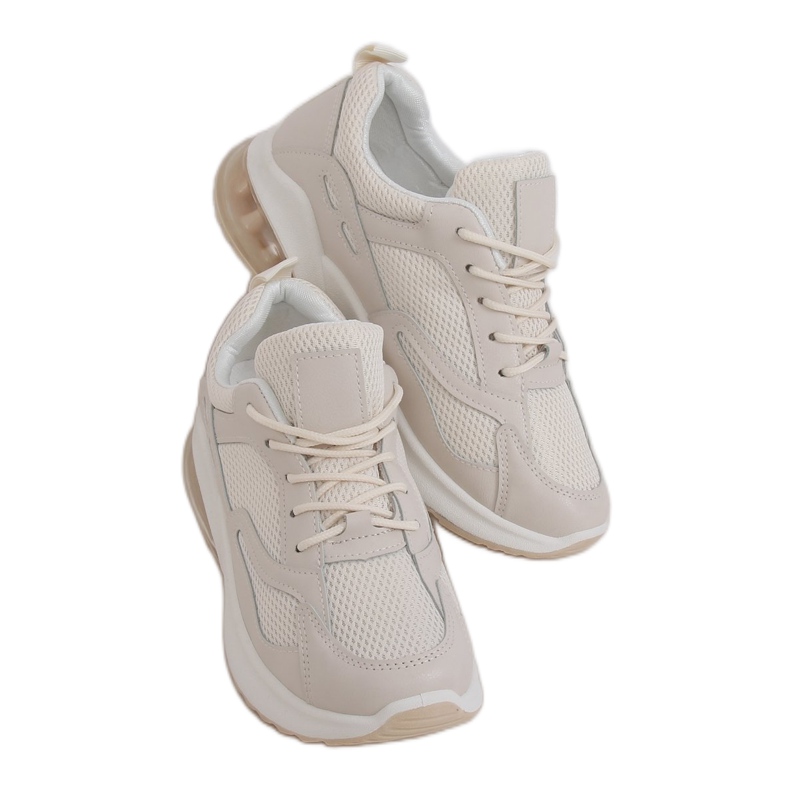 Beige sportskor för kvinnor 8271-SP Beige brun