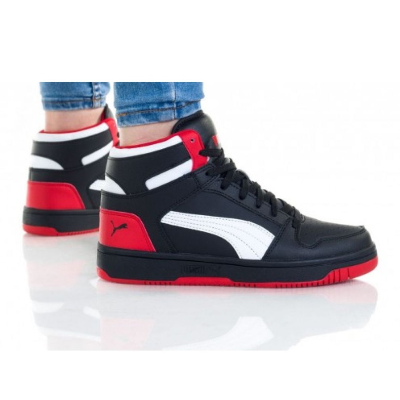 Puma Rebound Layup Sl Jr 370486 08 svart