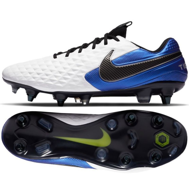 Nike Tiempo Legend8 Elite SG-PRO Ac M AT5900-104 fotbollsskor mångfärgad vit