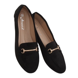 Svarta damloafers 88-385 Svart