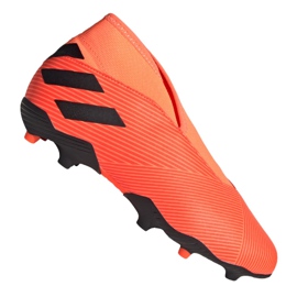 Adidas Nemeziz 19.3 Ll Fg Jr EH0488 fotbollsskor röd orange