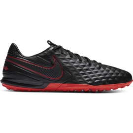 Nike Tiempo Legend 8 Pro M Tf AT6136 060 fotbollsskor svart svart