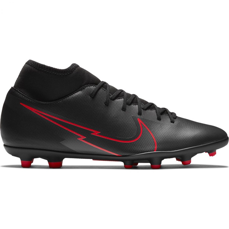Nike Mercurial Superfly 7 Club M FG / MG AT7949 060 fotbollsskor svart svart