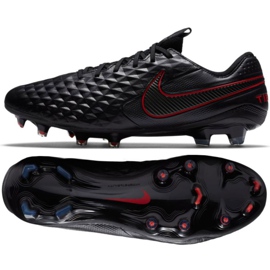 Nike Tiempo Legend 8 Elite Fg M AT5293-060 fotbollsskor svart flerfärgad